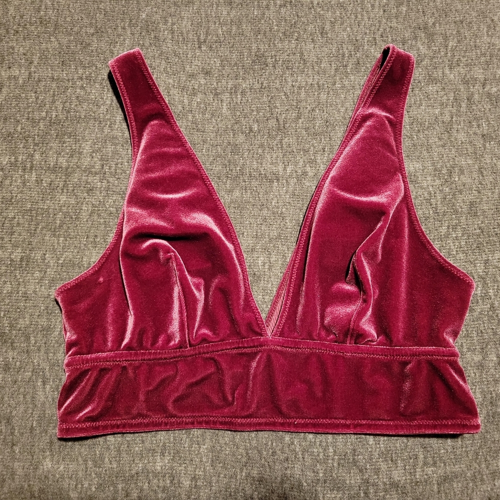 La Senza Lightly Lined Velour Bralette
